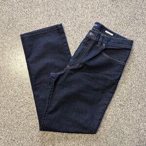 Alberto Jeans Mens 36x34 (36x32) Tommy Comfort Fit T400 Stretch Denim Dark Wash